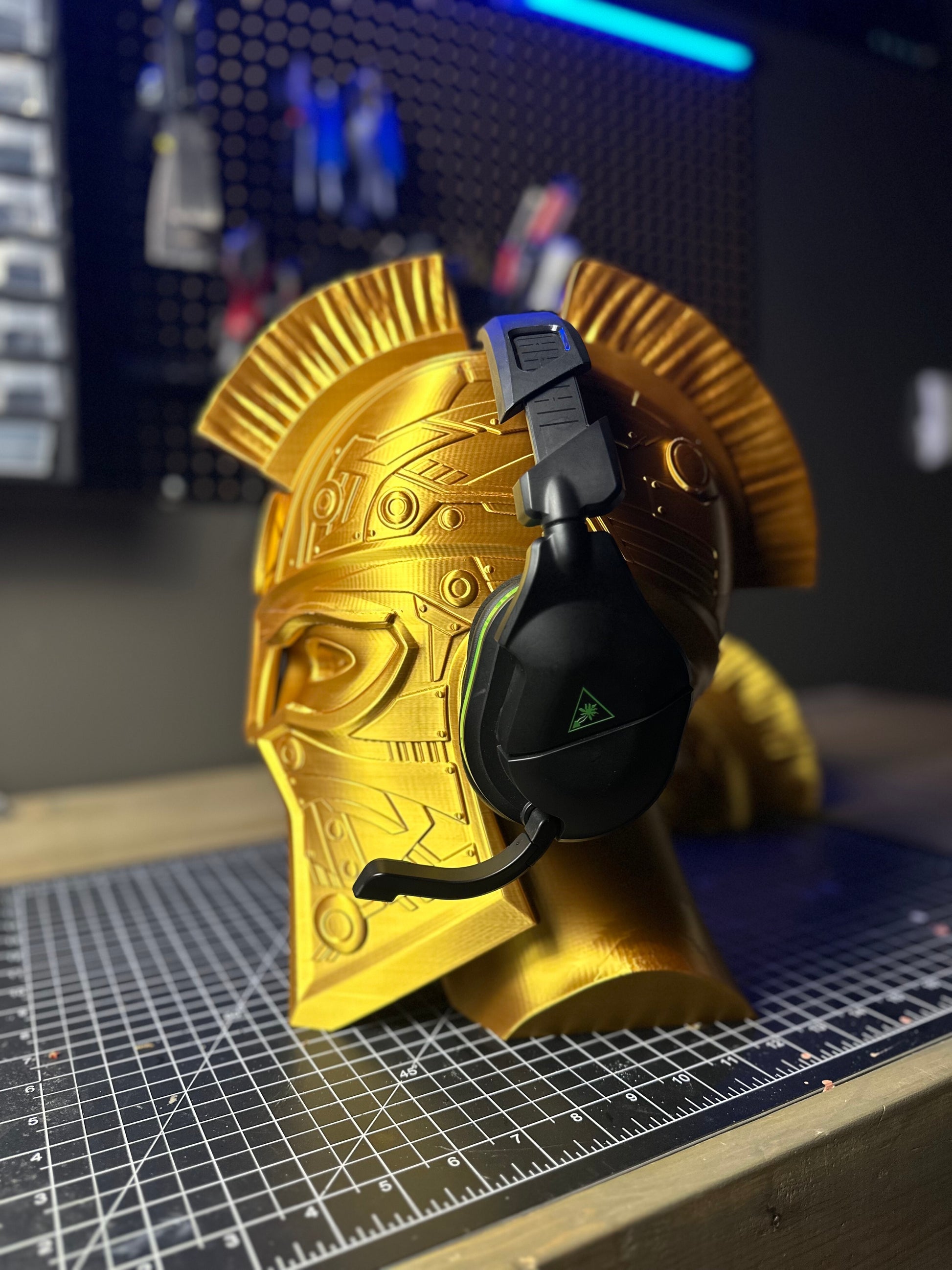 Cyber Spartan Headphone Stand