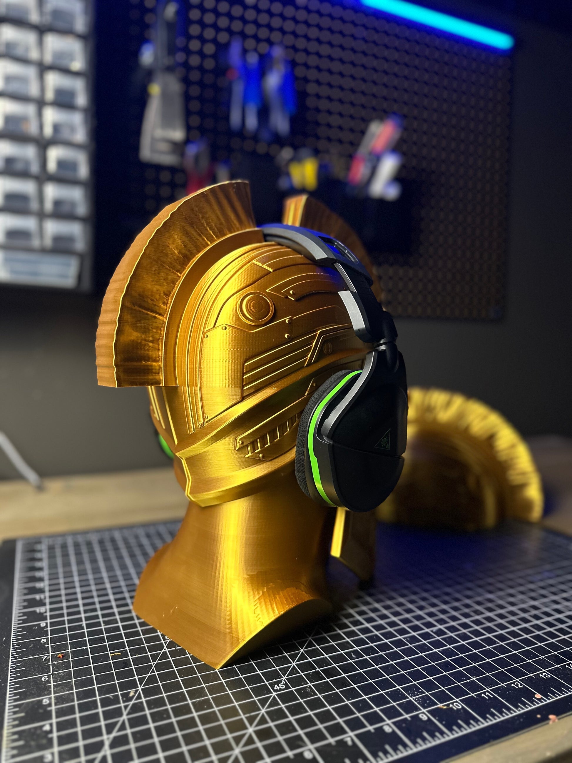 Cyber Spartan Headphone Stand