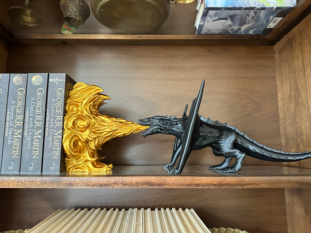 Dragon Breath Bookend