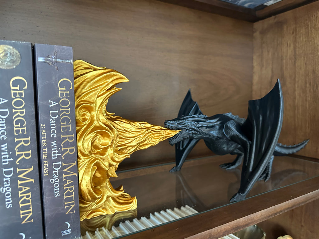 Dragon Breath Bookend
