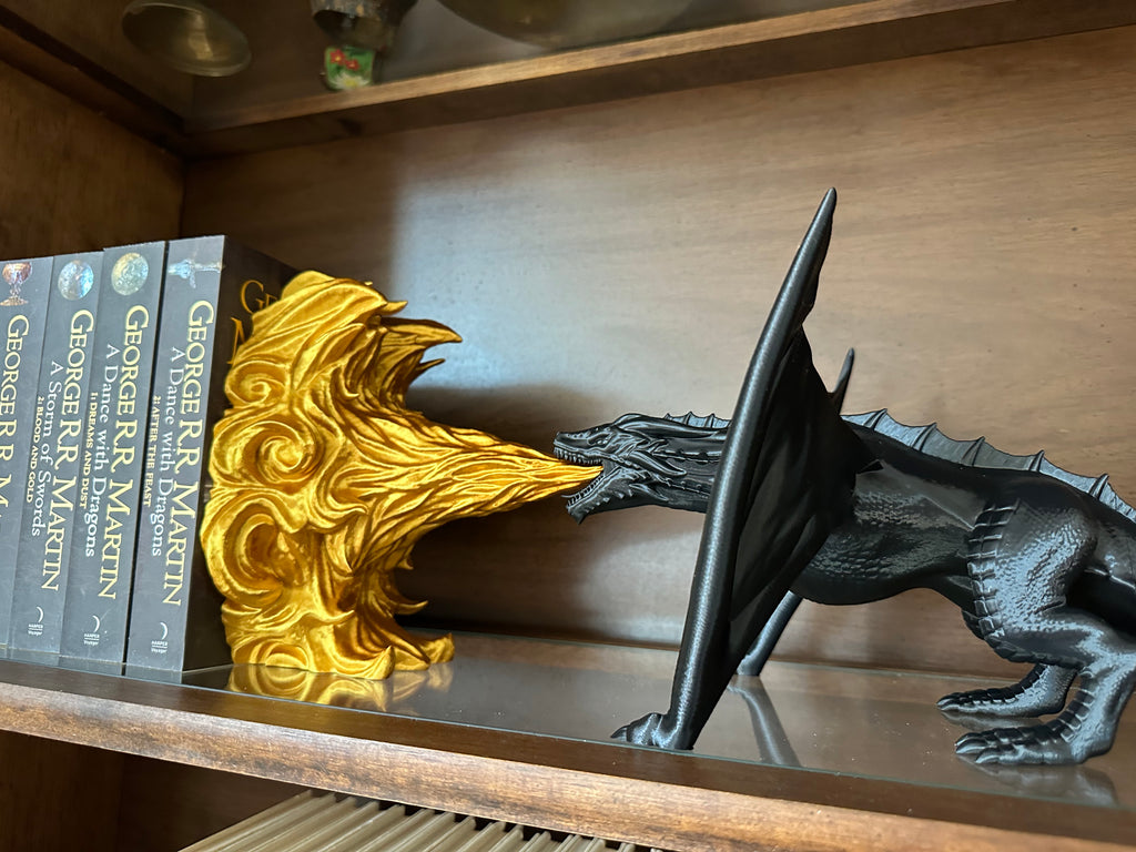 Dragon Breath Bookend
