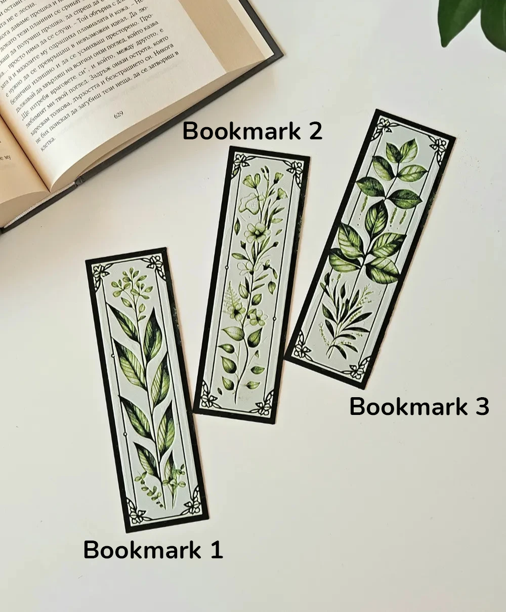 Floral Elegance Bookmark Set