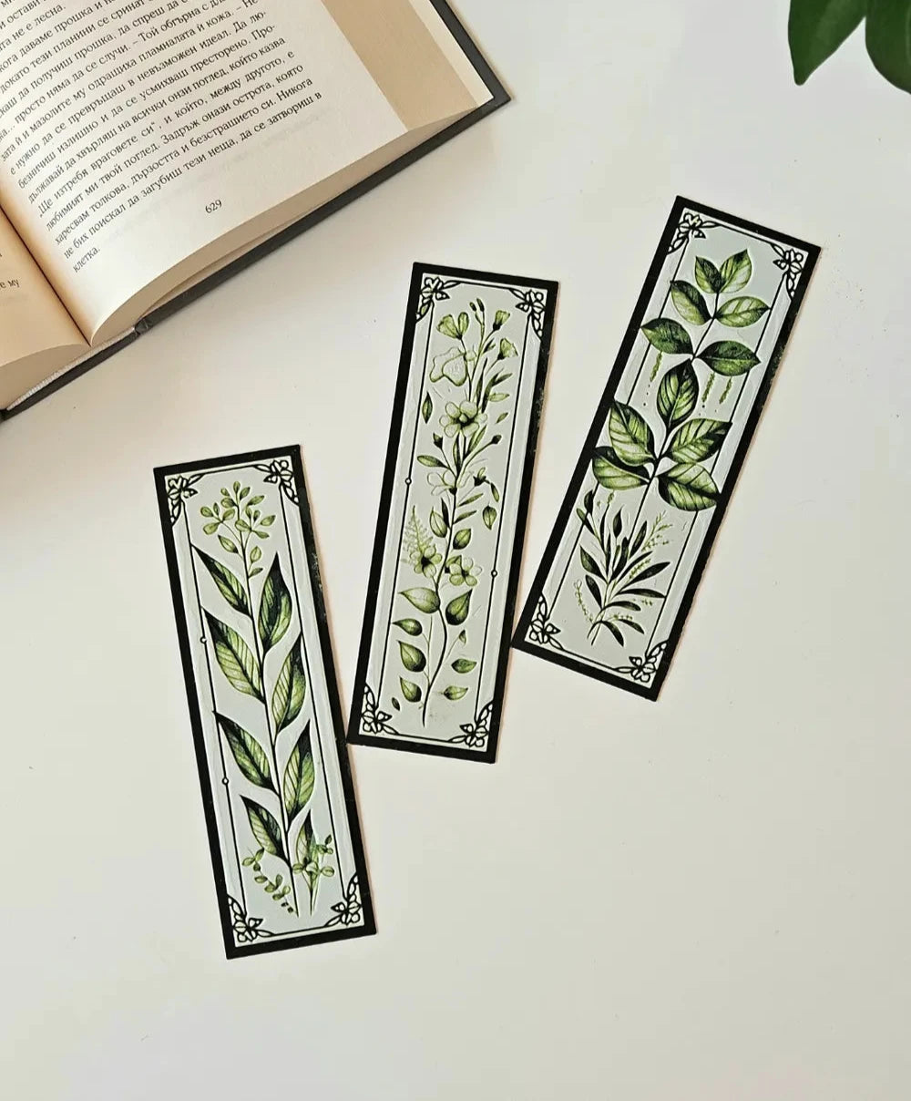 Floral Elegance Bookmark Set