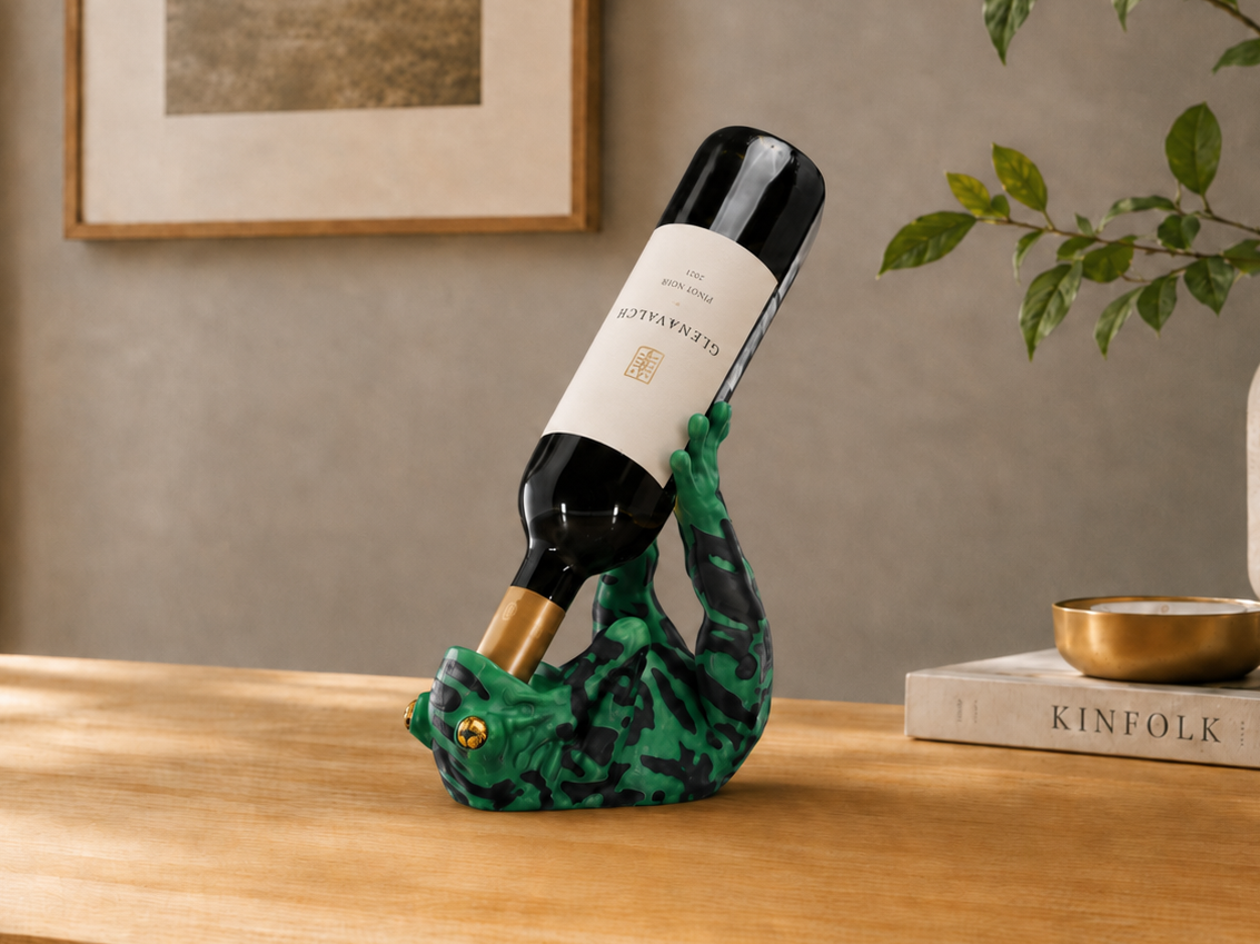 Frog Wine Holder