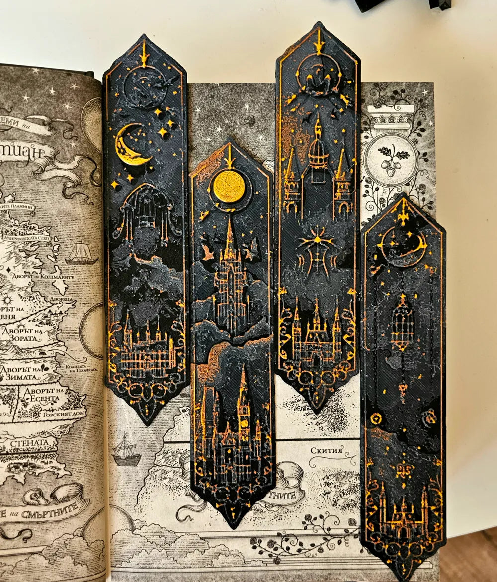 Hogwarts - Harry Potter Inspired Bookmark Set