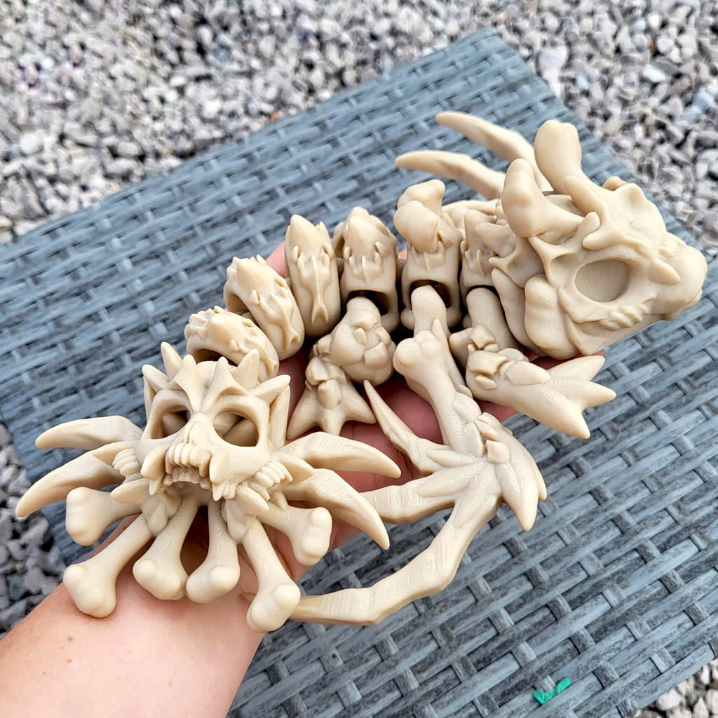 Skeletal Dragon & Keychain