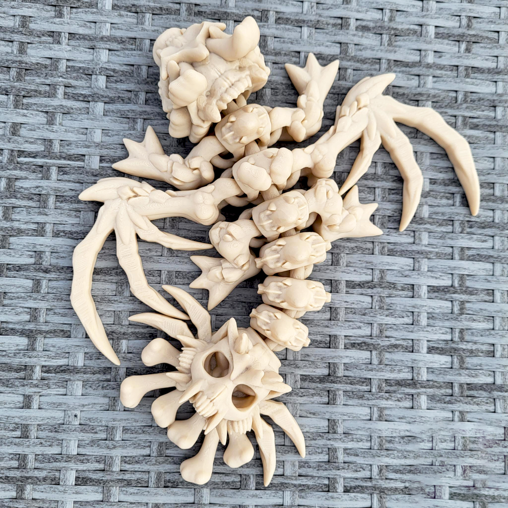 Skeletal Dragon & Keychain