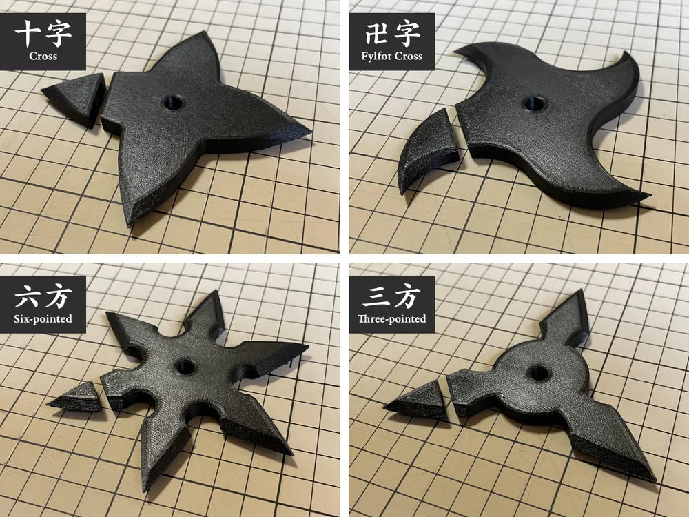 Shuriken Fridge Magnets