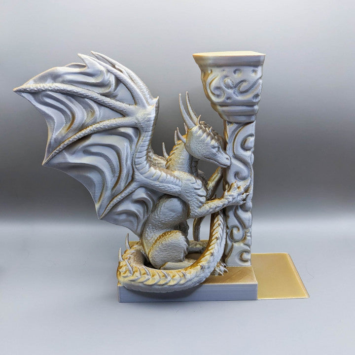 Twin Dragon Bookend