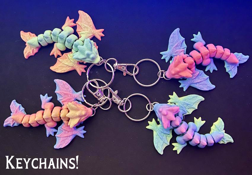 Baby Wyvern & Keychain