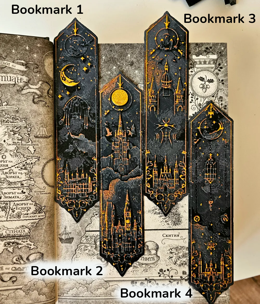 Hogwarts - Harry Potter Inspired Bookmark Set