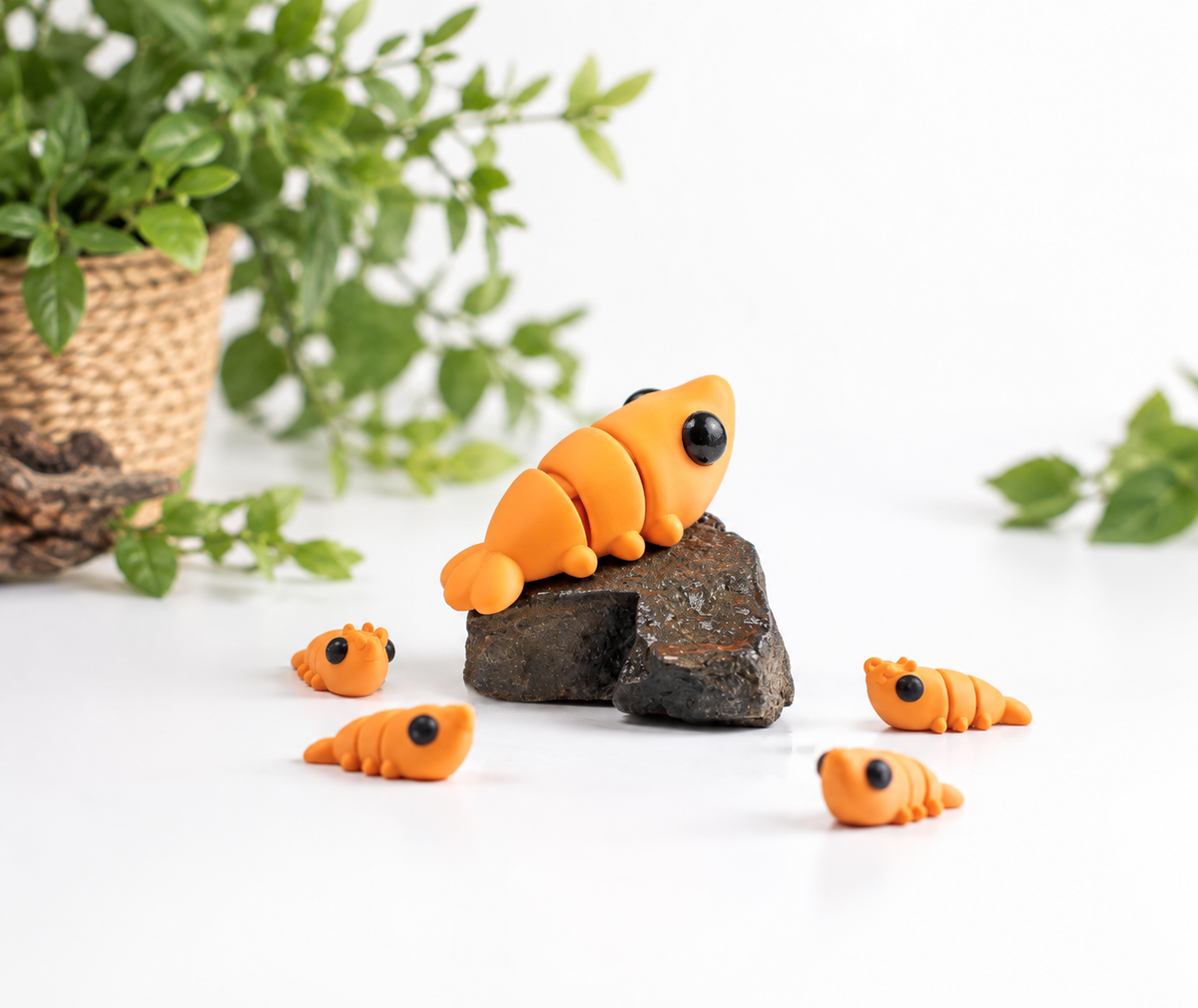 Shrimp Keychain