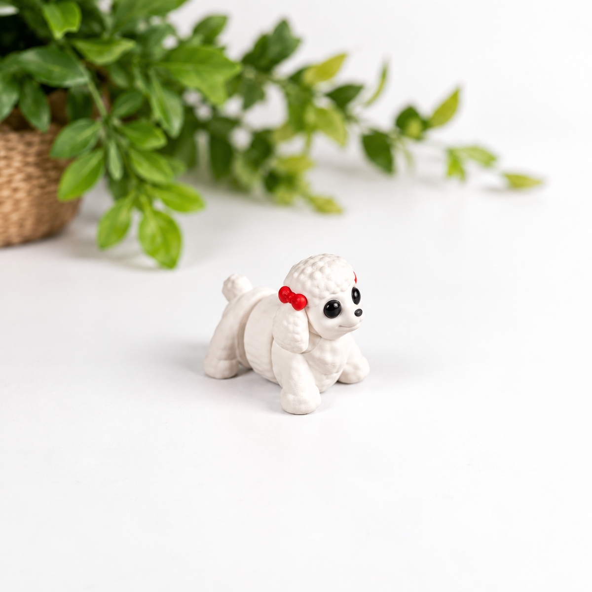 Poodle Keychain