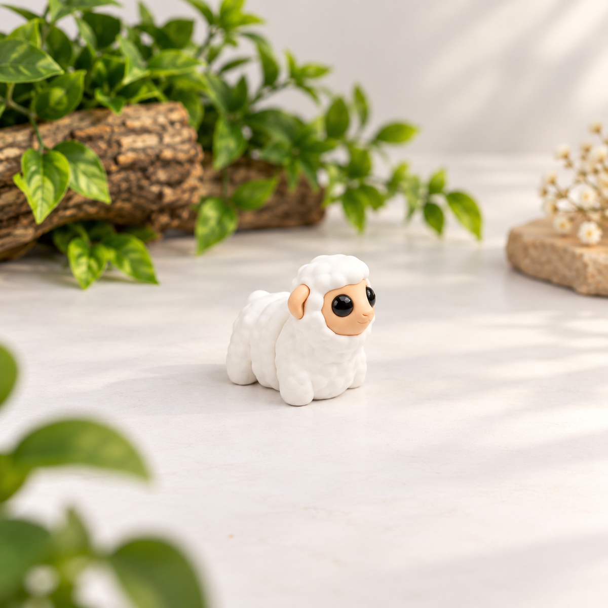 Sheep Keychain